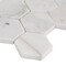 Msi Calacatta Cressa Hexagon SAMPLE Honed Marble Mesh-Mounted Mosaic Tile ZOR-MD-0478-SAM - alternate 2